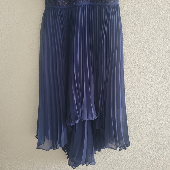 BCBG Paris NWT size 0 Lily Blue Night Dress - Picture 4 of 9